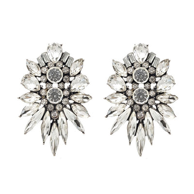 Elizabeth Earrings - Crystal