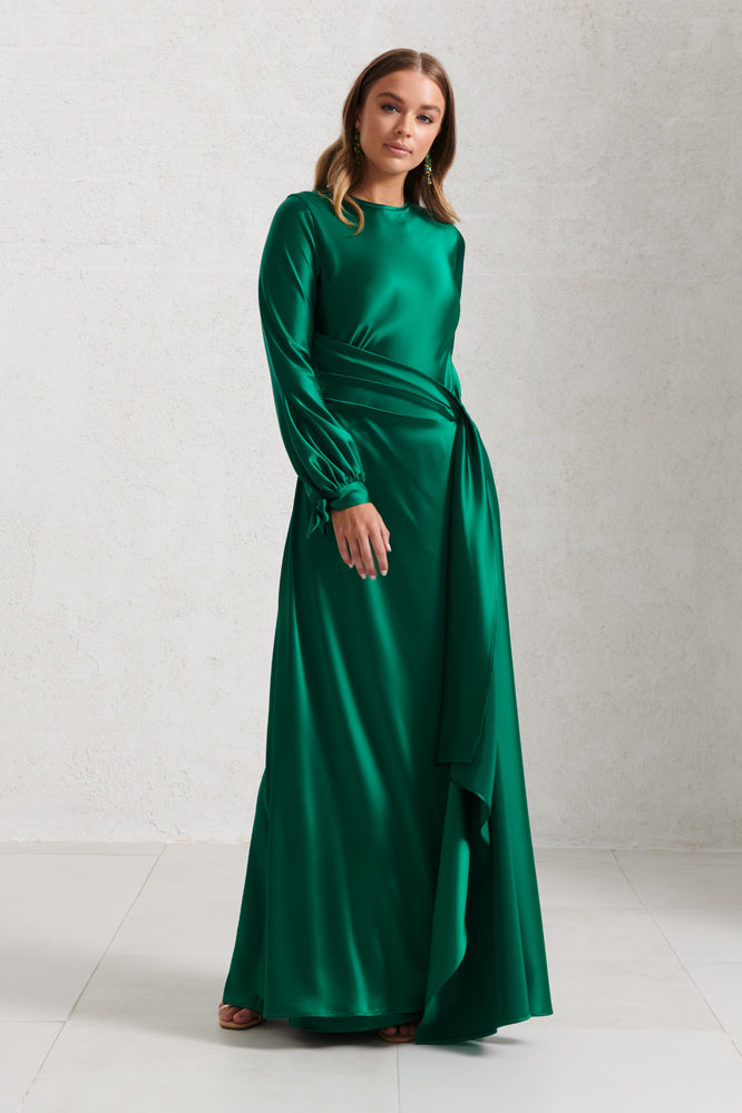 Ivana_gown_green_nicolangela_australia